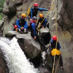 canyoning en eaux chaudes dans les Pyrénées-Orientales 66 Perpignan Marquixanes extérieur nature