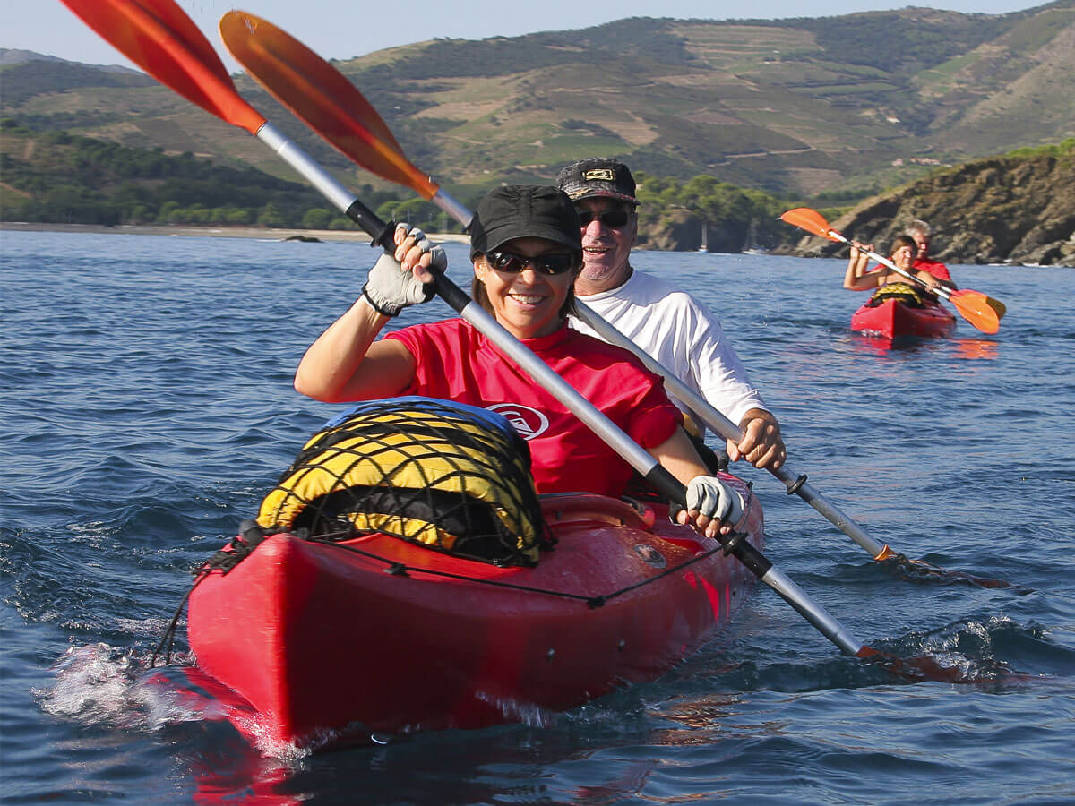 Balade en Kayak de mer dans les Pyrénées-Orientales 66