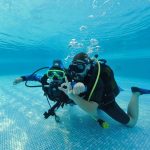 Baptême de plongée en piscine
