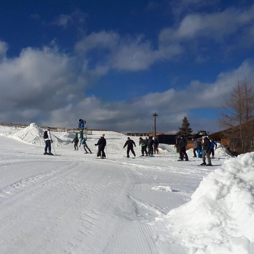 cours de ski-team-building