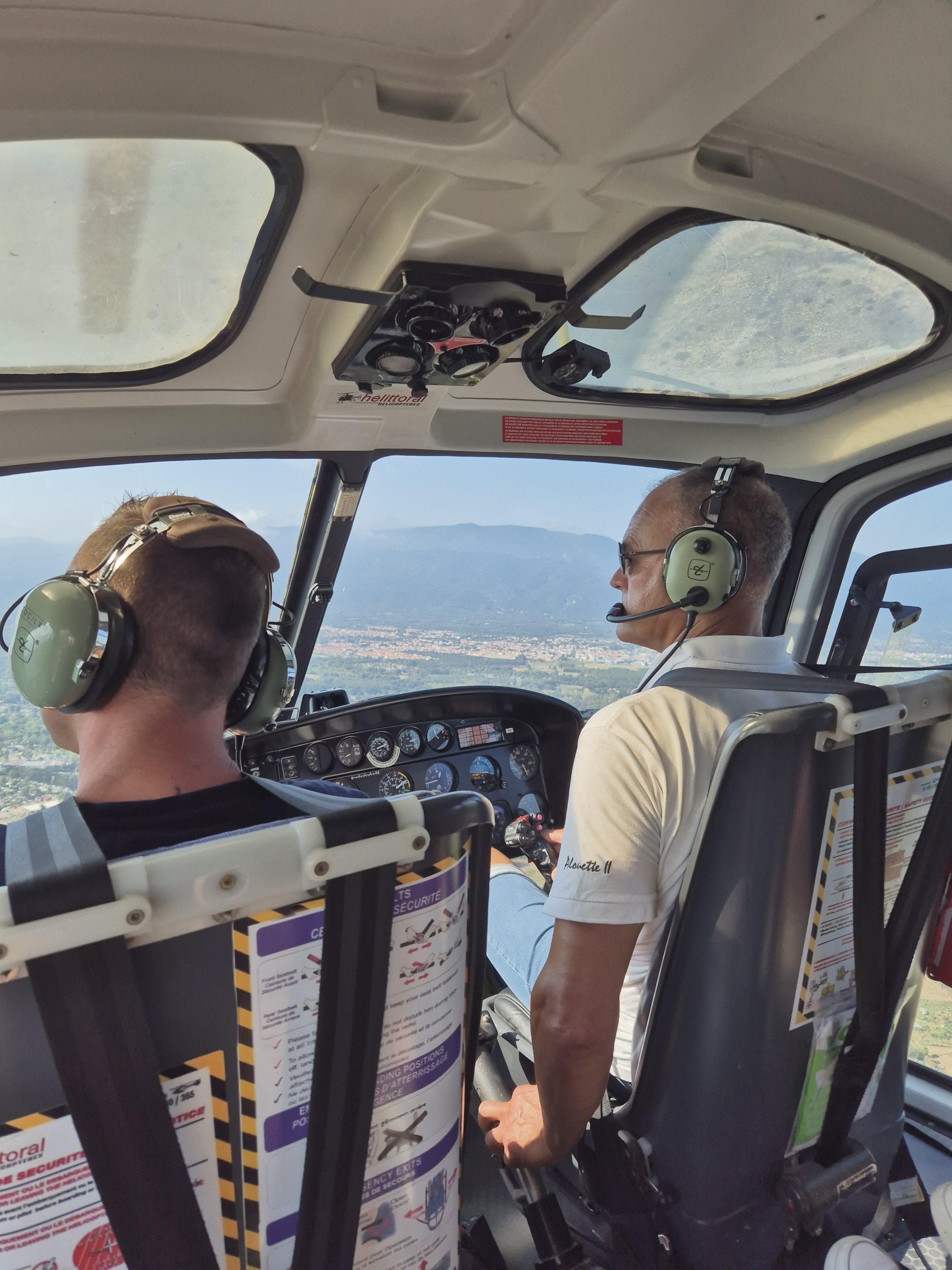Vol initiation pilotage hélico